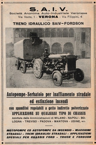 Pubbl 1925 car pump - pump, tank